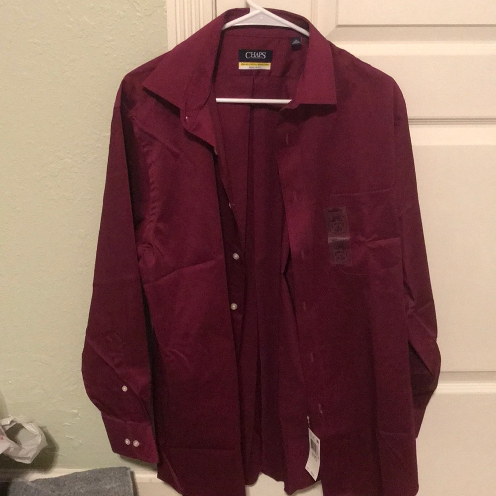 Magenta Chaps Button Up